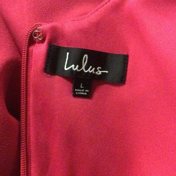 Lulu’s Fuchsia Flare Dress - Picture 3 of 4